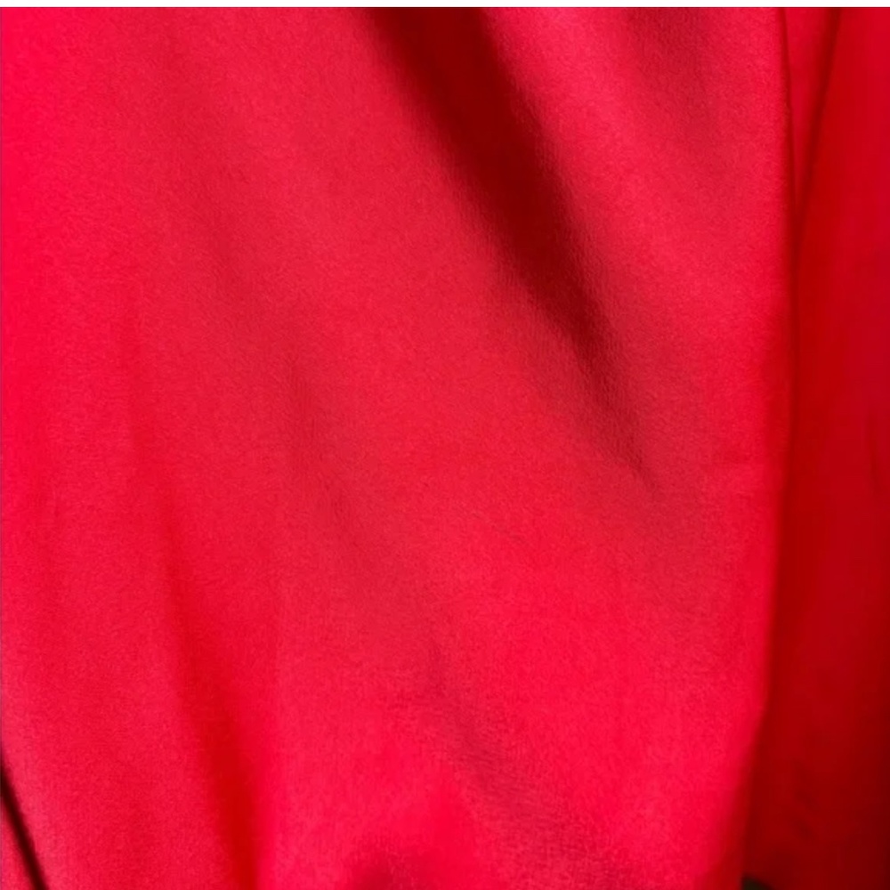 Express Red Satin V Neck Slip Dress Valentines - Picture 3 of 5